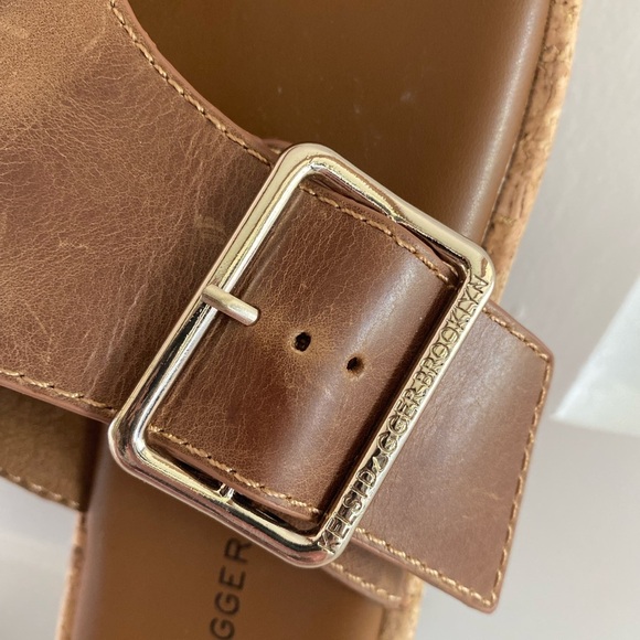 Kelsi Dagger New Brown Anthropologie Sandals size 9 Bohemian Soft Cork Bottoms - Picture 7 of 8